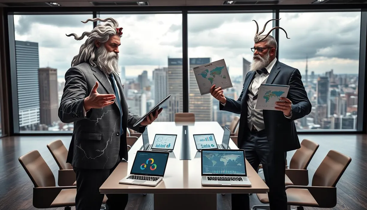 Zeus vs Poseidon: Comparing Business Strategies