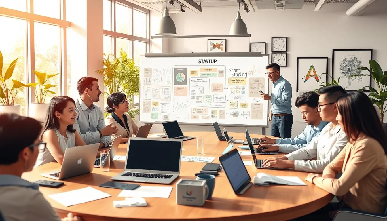 startup operation process