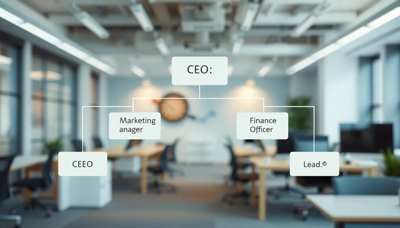 organizational chart for startup business planning